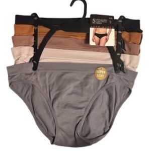 Attributes Woman’s 5 Pack Seamless Bikinis Underwear Size Large NWT